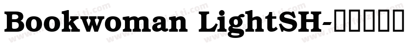 Bookwoman LightSH字体转换